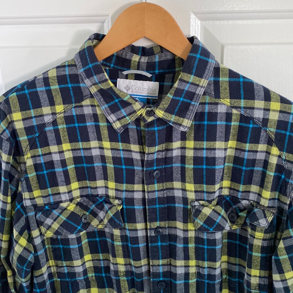 Mens Columbia Flannel Size Large